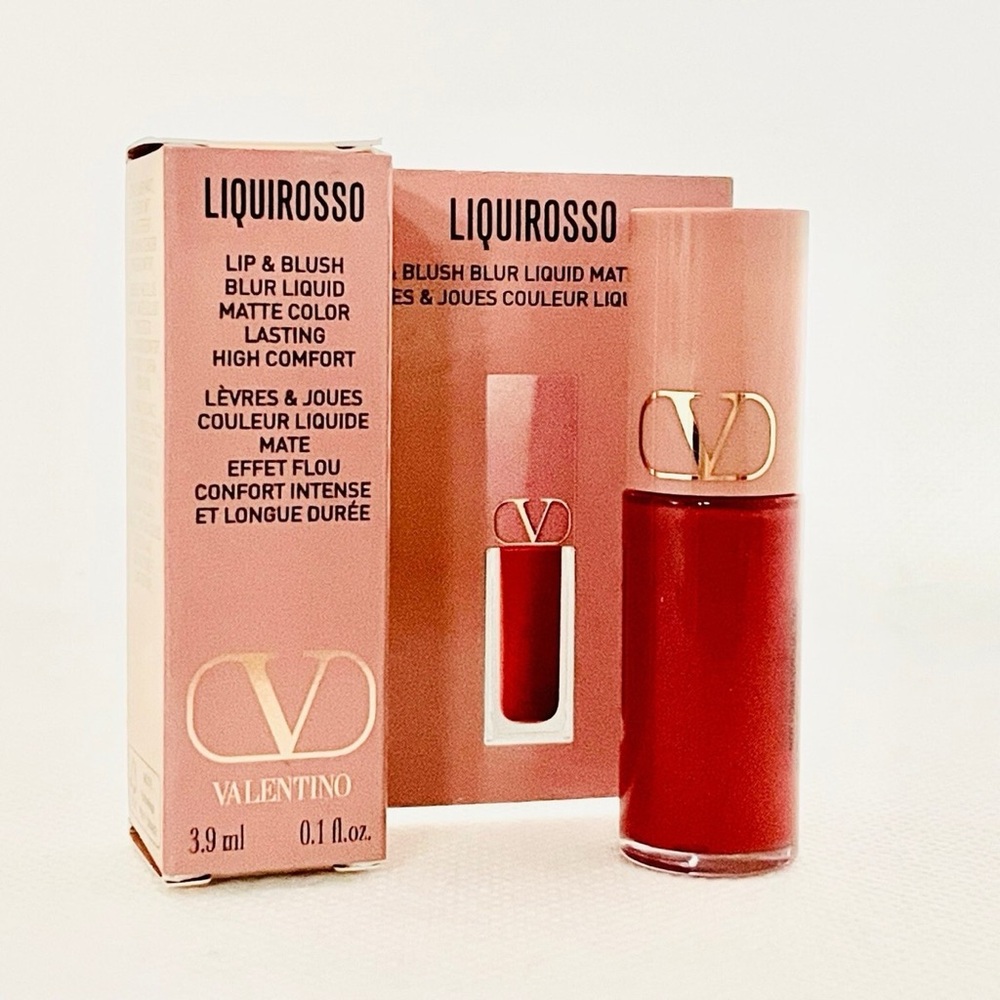 Valentino Liquirosso Lip & Blush Blur Liquid Mat - 111A UNDRESSED VELVET
